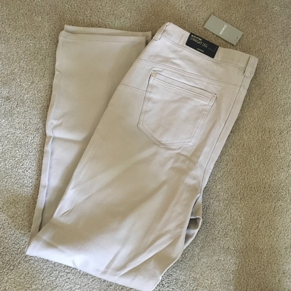 Chico’s size 2 (L/12) the So Lifting Straight Leg pants  in a stone taupe color - Picture 1 of 3